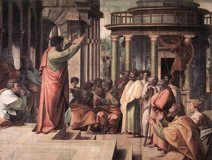 St Paul Preaching in Athens